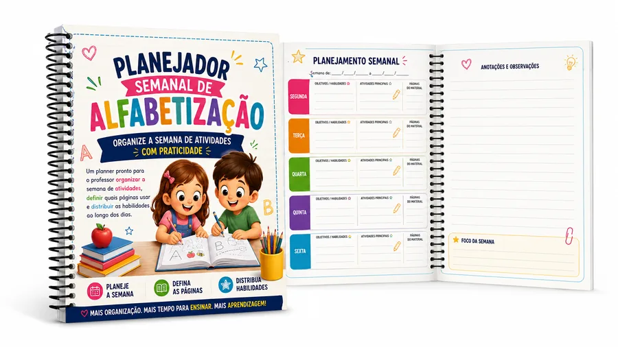 Planejador Semanal de Alfabetização
